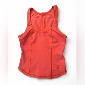 FP Movement Neon Coral Racerback Tank Size XS